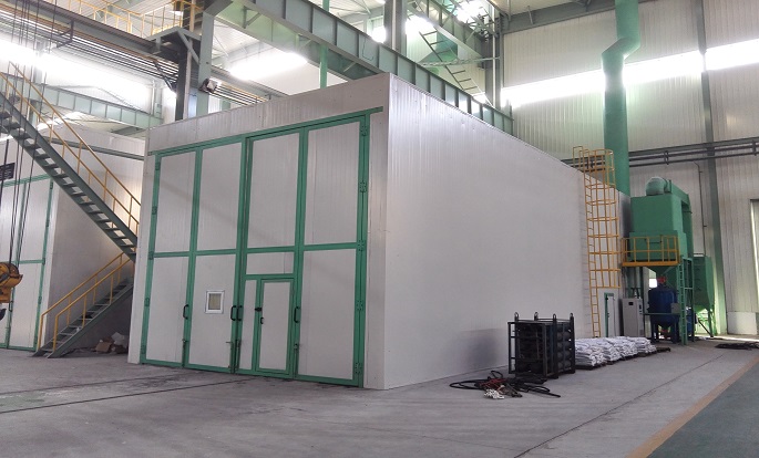 風(fēng)力回收噴砂房房體
