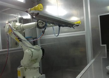 客車6軸機器人噴涂