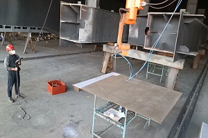 側(cè)壁6軸噴漆機(jī)器人6