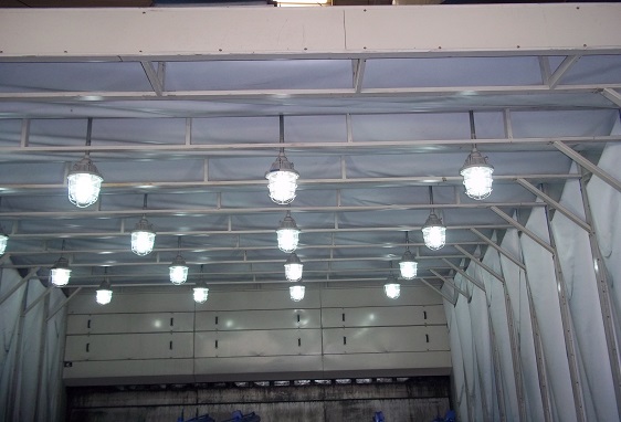 無(wú)泵水幕噴漆房照明系統(tǒng)