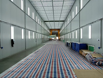 風(fēng)電葉片涂裝線現(xiàn)場(chǎng)案例