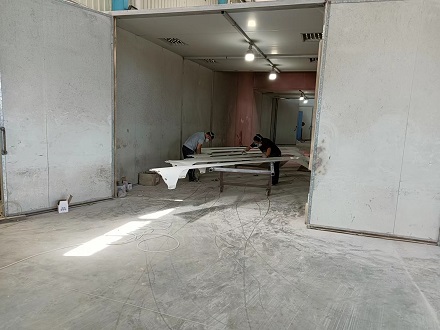 軌道交通涂裝生產(chǎn)線客戶案例現(xiàn)場4