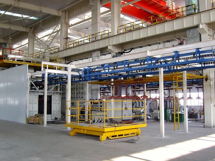 航空航天涂裝生產(chǎn)線客戶案例現(xiàn)場3