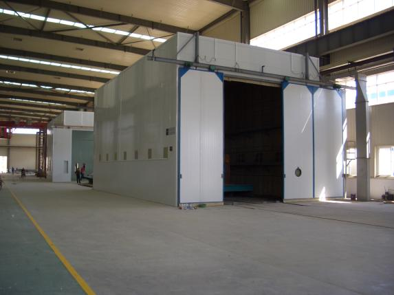 刮板真空回收噴砂房房體