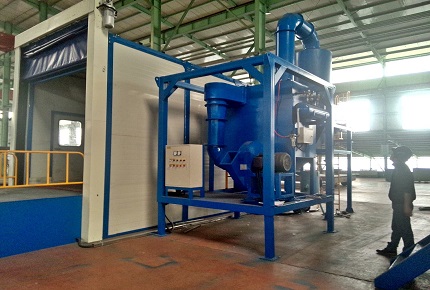 機(jī)械回收噴砂房