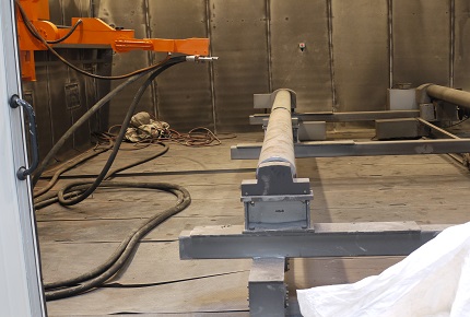 機(jī)器人噴砂房