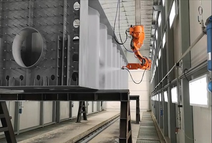 機(jī)器人干式噴漆房