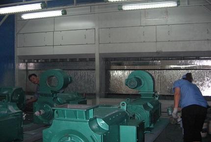 工業(yè)工件水幕噴漆房