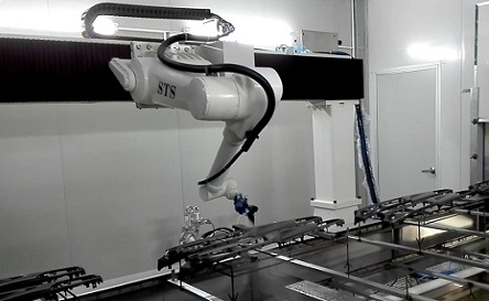 汽車(chē)零配件機(jī)器人噴漆