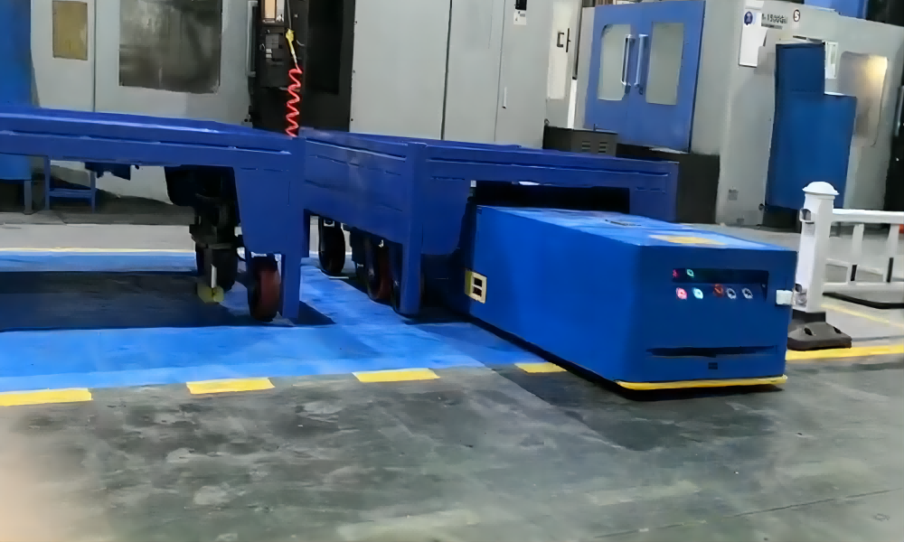 10噸重載AGV小車應(yīng)用圖片